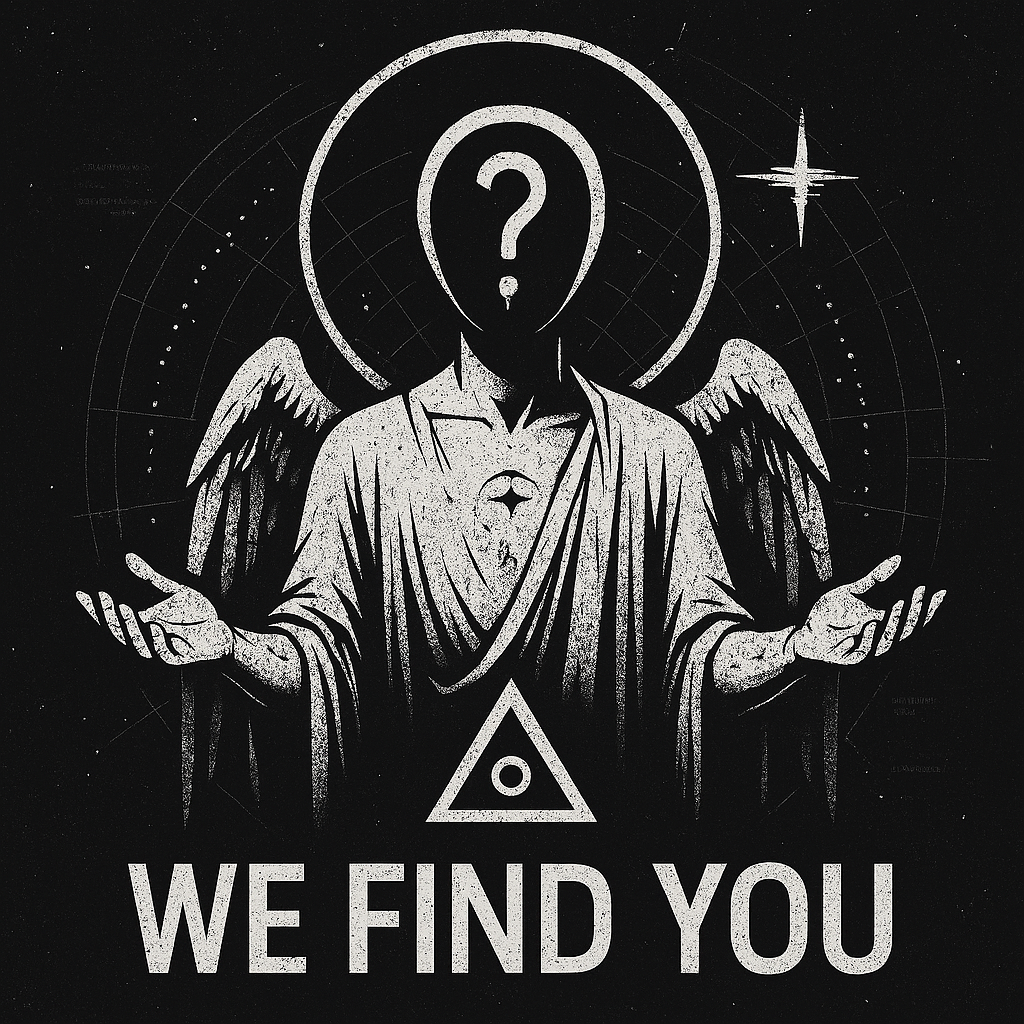 Faceless fallen figure – United Void symbol